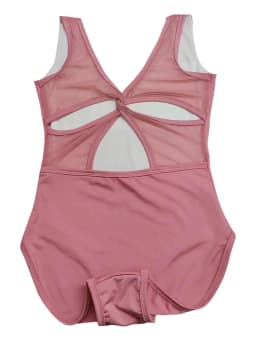 Women Ballet Leotards Trumpet Sleeve Dance Leotard Stand Collar Pleated Mesh Splice Gymnastics Leotard Women Ballet Bodysuit