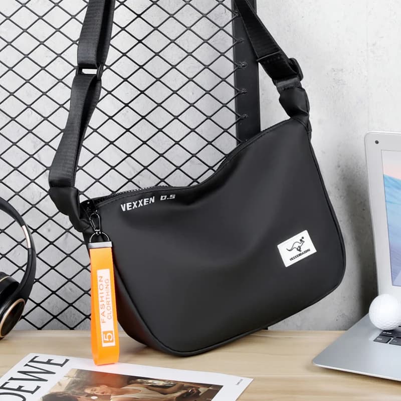 Luxury Brand Fashion Men Messenger Bags Casual Men's Shoulder Bag PU Leather Male Waterproof Crossbody Bags For Men 2026 New