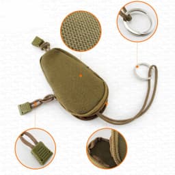 Durable Oxford Cloth Mini Key Holder Portable Multipurpose Men Coin Purses Easy to Use Key Organizer Outdoor