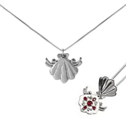 Fashionable Mermaid Openable and Closable Pendant Necklace Creative H2O Shell Women's Jewelry Cosplay Props Decoration
