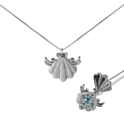 Fashionable Mermaid Openable and Closable Pendant Necklace Creative H2O Shell Women's Jewelry Cosplay Props Decoration