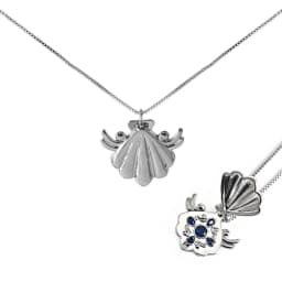 Fashionable Mermaid Openable and Closable Pendant Necklace Creative H2O Shell Women's Jewelry Cosplay Props Decoration