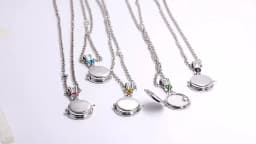 Fashionable Mermaid Openable and Closable Pendant Necklace Creative H2O Shell Women's Jewelry Cosplay Props Decoration