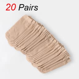 10/20 Pairs Crystal Silk Women Short Socks Summer Breathability Lightweight Comfortable Without Hook Silk Women Casual Socks