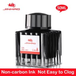 JINHAO 30/50ml Fountain Pen Ink Cartridge Refill Glass Bottled Pen Non-carbon Ink Fountain Pen Office School Supplies Stationery