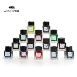 JINHAO 30/50ml Fountain Pen Ink Cartridge Refill Glass Bottled Pen Non-carbon Ink Fountain Pen Office School Supplies Stationery