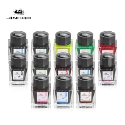 JINHAO 30/50ml Fountain Pen Ink Cartridge Refill Glass Bottled Pen Non-carbon Ink Fountain Pen Office School Supplies Stationery