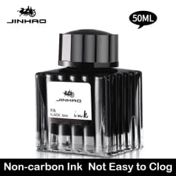 JINHAO 30/50ml Fountain Pen Ink Cartridge Refill Glass Bottled Pen Non-carbon Ink Fountain Pen Office School Supplies Stationery
