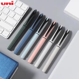 Uni Ball Air Micro Gel Rollerball Pen UBA-188 0.5/0.7MM Japanese Stationery Black Technology Straight Liquid Free Control Ink