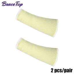 BraceTop Arm Protectors for Bruising Cut, Burn Heat Resistant Arm Sleeve Protectors Protective Forearm Sleeves Cooking Gardening