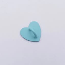 5PCS Kawaii Adhesive Metal Heart Phone Charm Holder Mobile Phone Case Finger Ring Stand Hook Buckle Charm Clasp Accessory String
