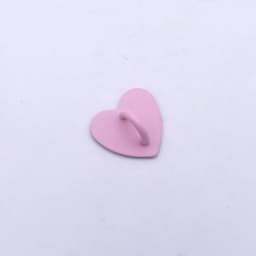 5PCS Kawaii Adhesive Metal Heart Phone Charm Holder Mobile Phone Case Finger Ring Stand Hook Buckle Charm Clasp Accessory String