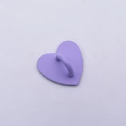 5PCS Kawaii Adhesive Metal Heart Phone Charm Holder Mobile Phone Case Finger Ring Stand Hook Buckle Charm Clasp Accessory String