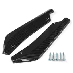 2Pcs Rear Bumper Lip Wrap Angle Diffuser Splitter Canard For BMW X5 X7 E46 E91 E90 E93 E81 E82 E87 E60 E65 Notice Size!!!