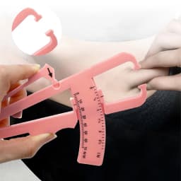 Body Fat Loss Tester Calculator Caliper Fitness Clip Fat Measurement Tool Slim Chart Skinfold Test Instrumen