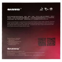 SANWEI T88 Ultra Spin Table Tennis Rubber Semi-sticky Control Loop Ping Pong Rubber with High Elasticity Sponge