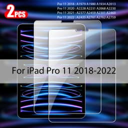 2Pcs Tempered Glass Screen Protector For iPad Pro 13 11th M5 M4 12.9 Air 11 M3 M2 5 4 Mini 6 7 10 9 9th 10th Generation A16 Film
