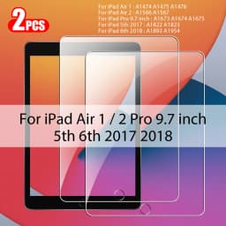 2Pcs Tempered Glass Screen Protector For iPad Pro 13 11th M5 M4 12.9 Air 11 M3 M2 5 4 Mini 6 7 10 9 9th 10th Generation A16 Film