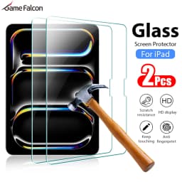 2Pcs Tempered Glass Screen Protector For iPad Pro 13 11th M5 M4 12.9 Air 11 M3 M2 5 4 Mini 6 7 10 9 9th 10th Generation A16 Film