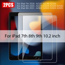 2Pcs Tempered Glass Screen Protector For iPad Pro 13 11th M5 M4 12.9 Air 11 M3 M2 5 4 Mini 6 7 10 9 9th 10th Generation A16 Film