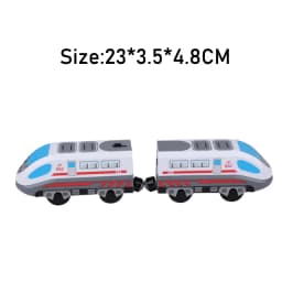 RC Electric Train Set Locomotive Magnetic Train Diecast Slot Toy Fit for Brand Wooden Railway Tracks Toys for Children Gifts