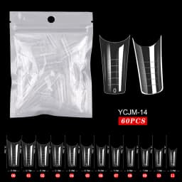 Extension False Nails Art Tips Acrylic Fake Finger Gel Polish Mold Sculpted Full Cover Press on Nails Manicures Accessories Tool