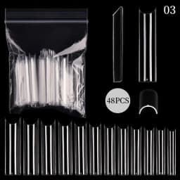 Extension False Nails Art Tips Acrylic Fake Finger Gel Polish Mold Sculpted Full Cover Press on Nails Manicures Accessories Tool