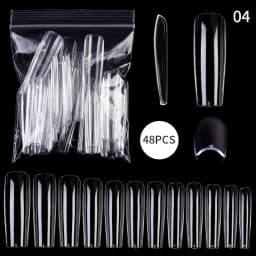 Extension False Nails Art Tips Acrylic Fake Finger Gel Polish Mold Sculpted Full Cover Press on Nails Manicures Accessories Tool