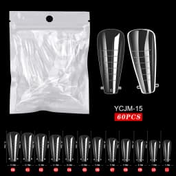 Extension False Nails Art Tips Acrylic Fake Finger Gel Polish Mold Sculpted Full Cover Press on Nails Manicures Accessories Tool