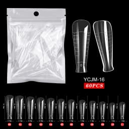 Extension False Nails Art Tips Acrylic Fake Finger Gel Polish Mold Sculpted Full Cover Press on Nails Manicures Accessories Tool