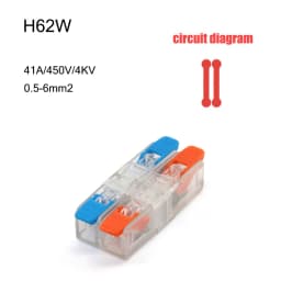 High Power 6mm² Fast Wire Electrical Connectors Universal Compact Splitter Push-in Cable Wire Connector Fast Terminal Block