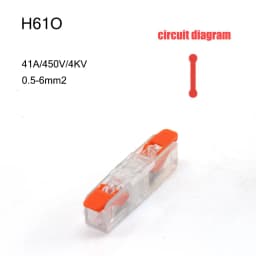 High Power 6mm² Fast Wire Electrical Connectors Universal Compact Splitter Push-in Cable Wire Connector Fast Terminal Block