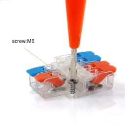 High Power 6mm² Fast Wire Electrical Connectors Universal Compact Splitter Push-in Cable Wire Connector Fast Terminal Block