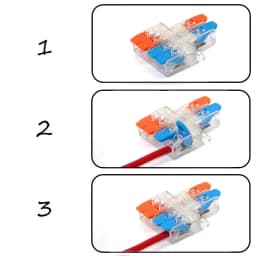 High Power 6mm² Fast Wire Electrical Connectors Universal Compact Splitter Push-in Cable Wire Connector Fast Terminal Block