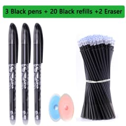 25 Pcs/set Kawaii Erasable pens Gel Pen sketch Writing Stationery for Notebook school supplies pen cute kids pens pencil