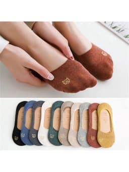 Randomly 5 pairs of socks summer boat socks for women shallow mouth invisible socks