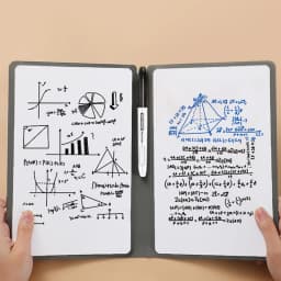 A4/A5 Erasable Whiteboard Notebook Set, With Wiping Cloth And Whiteboard Marker, Office Meeting Notes Student Writing Board