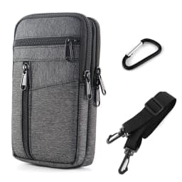 Waterproof Women Waist Bag Purse Double Layer Outdoor Tactical Waist Fanny Pack with Belt Men Phone Pouch Unisex Purses
