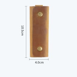 Genuine Leather Key Holder Minimalist Keychain Case Wallet Keys Storage Case Key Protector Multifunctional Men Women Car Key Bag