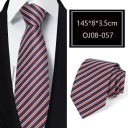 Luxury 57 Colors New Men's Tie Classic Floral Stripe Dots 8cm Jacquard Neck Tie Necktie For Men Business Wedding Party