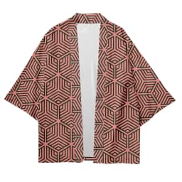 Geometric Patterns Japanese Kimono Summer Beach Graphic Street Haori Hanfu Men & Women 2024 Trendy Harajuku Asia Japan Clothing