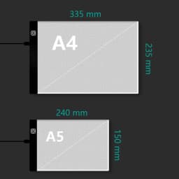 LED copying board, copy table 3-level dimming board, drawing puzzle toy, gift, dimmable children's Painting board