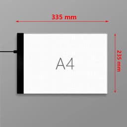 LED copying board, copy table 3-level dimming board, drawing puzzle toy, gift, dimmable children's Painting board