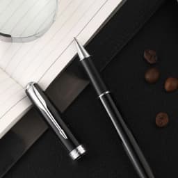 JINHAO 75 Ballpoint Pen Metal Black Red Replaceable Refill Financial Office Student Writing Supplies School Stationery Pens