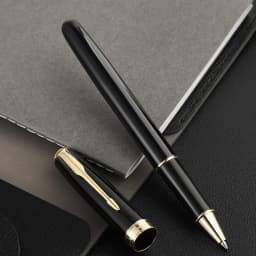 JINHAO 75 Ballpoint Pen Metal Black Red Replaceable Refill Financial Office Student Writing Supplies School Stationery Pens