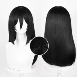 Anime Titan Mikasa Ackerman Cosplay Wig Black Women Mikasa Wigs Heat Resistant Synthetic Hair Halloween Party Wigs