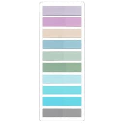 2400S Transparent Colorful Index Creative Memo Pads Office School Stationery Self-Adhesive Stickers Sticky Note Pads
