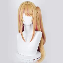 Anime Oshi No Ko Hoshino Ruby Cosplay Wig 70cm Straight Orange Gold Rose Pink Heat Resistant Synthetic Hair Wig Wigs
