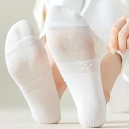 5Pairs Women Invisible Boat Mesh Socks Summer Silicone Non-slip Breathable Comfortable Mesh Sock Low Cut Female Ultra-thin Sox