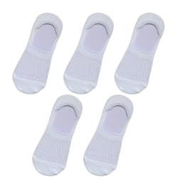 5Pairs Women Invisible Boat Mesh Socks Summer Silicone Non-slip Breathable Comfortable Mesh Sock Low Cut Female Ultra-thin Sox